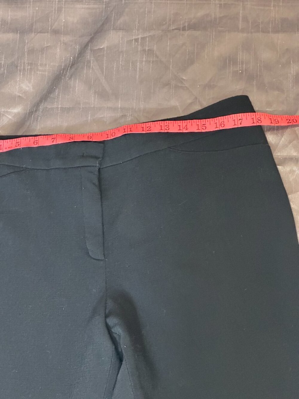 ESCADA Black Wool Casual Pants Women's Size 46 - Picture 5 of 15